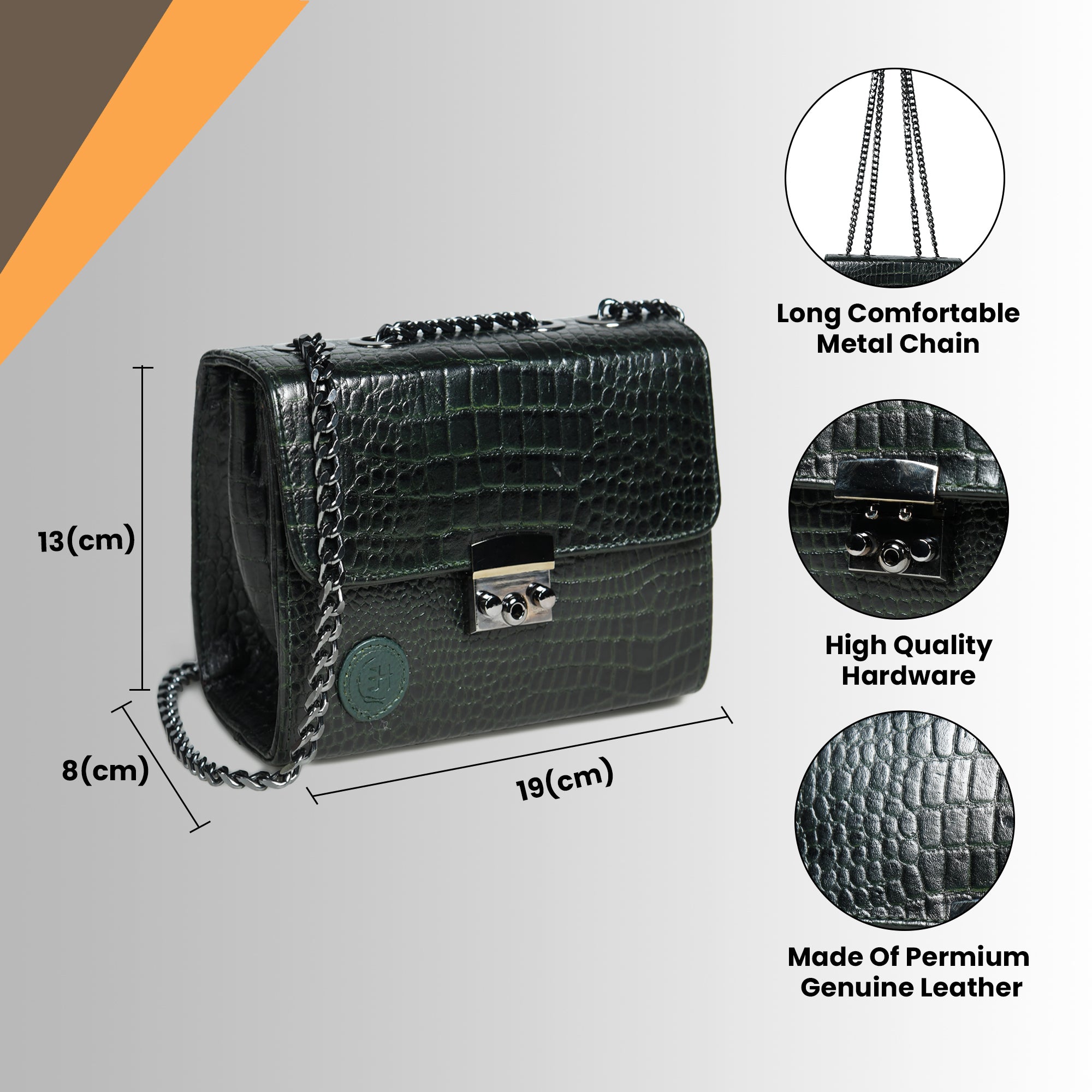 Obsidian Executive Leather Briefcase